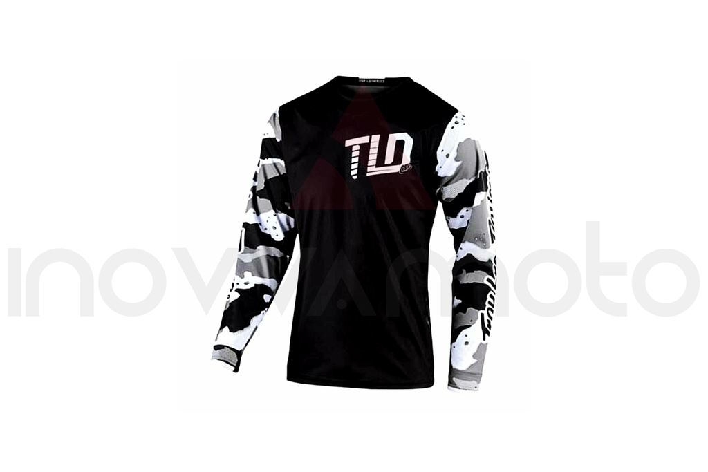 GP JERSEY CAMO WHITE/ BLACK SM 