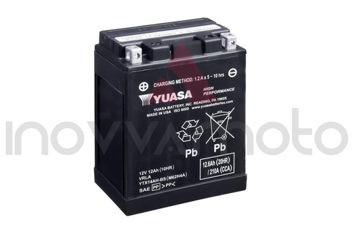 YUASA BATERÍA YTX14AH-BS