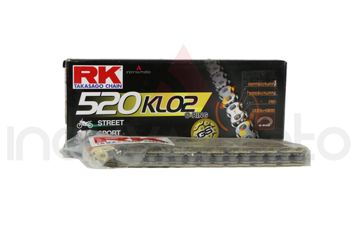 RK CADENA 520KLO2-120 O RING DORADA