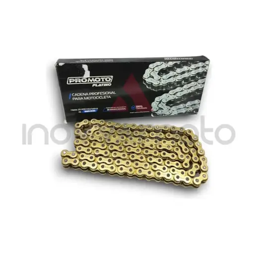 [Cadena Promoto 520-120 dorada] CADENA 520H-120L CON O-RING