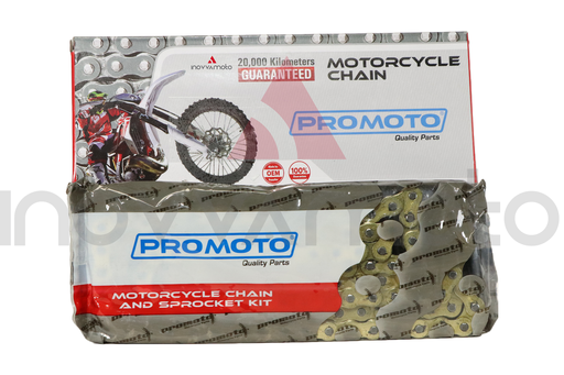 PROMOTO CADENA 520-116 ORING DORADA
