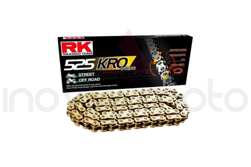 [RK 525-124 ORING DORADA] CADENA 525-124 O-RING 