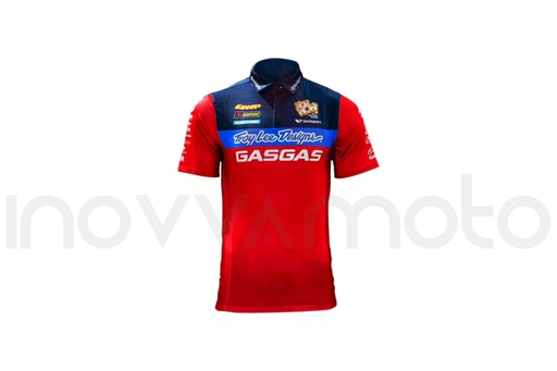 PLAYERA L GAS GAS TEAM PIT RED 